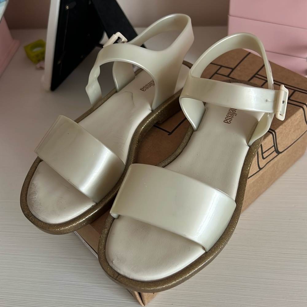 Mini Melissa Mar Sandals Size 1